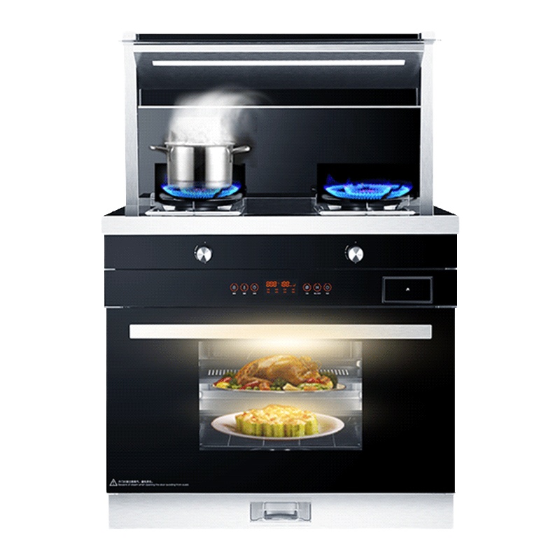 老板名气(MQ)集成灶蒸箱一体灶901FZ大容量多模式蒸箱+智能恒温防冻燃气热水器12升531R12优惠组合套装