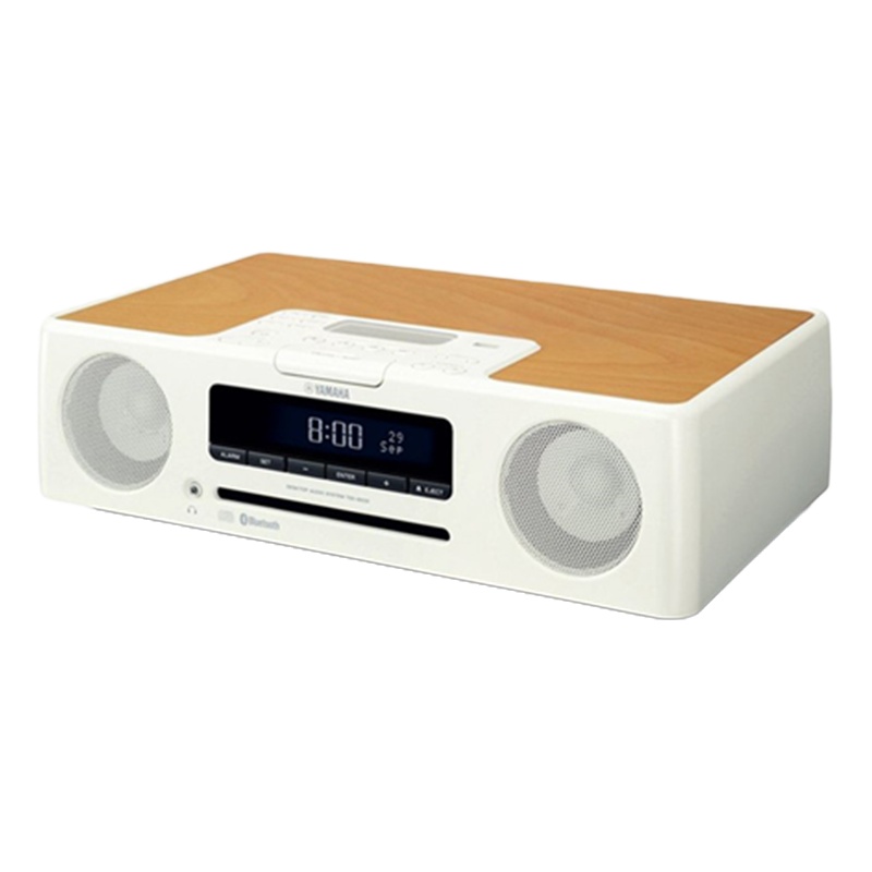 Yamaha/雅马哈TSX-B232桌面音频系统(白色,智能闹铃,无线蓝牙) 迷你组合音响 2.0声道 家用视听设备