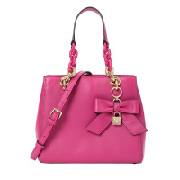 MICHAEL KORS 迈克高仕 女包 Cynthia 单肩斜跨包小号 蝴蝶结吊饰光面皮30H7GCYS5L