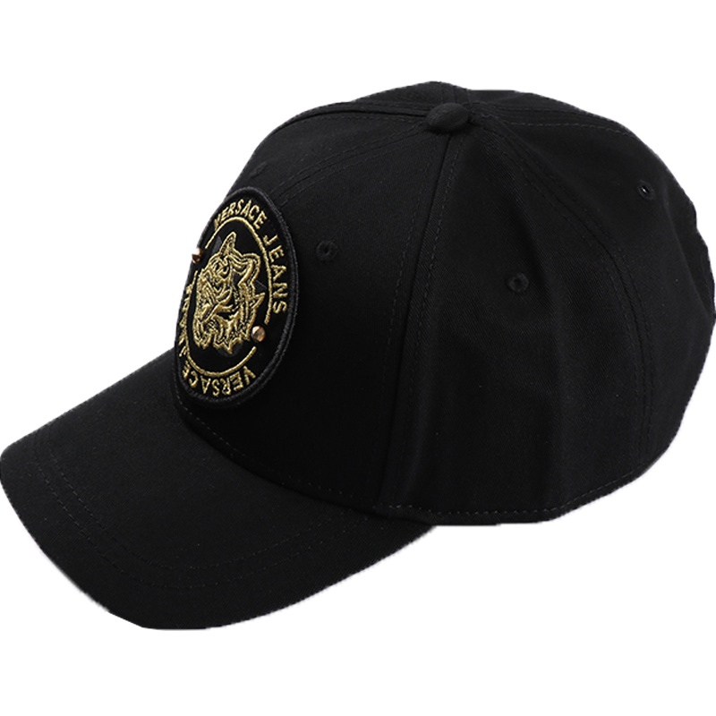Versace Jeans 范思哲 男士虎头刺绣图案棉质棒球帽 E8GTAKK7 65021