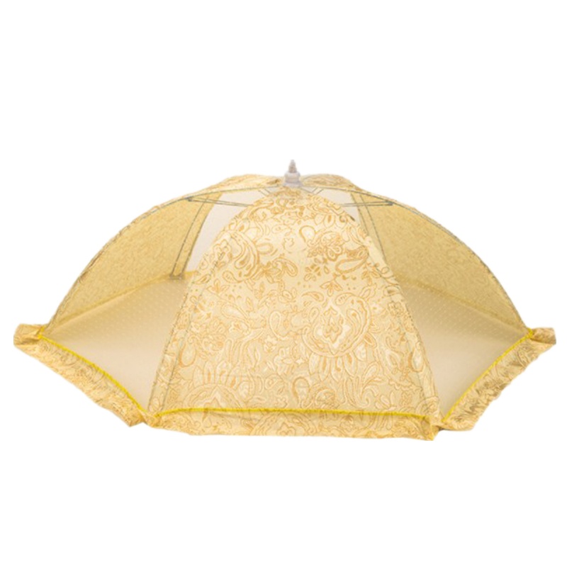 饭菜罩子盖菜罩 折叠防苍蝇餐桌罩新款剩菜防尘食物饭罩家用遮伞菜款式随机