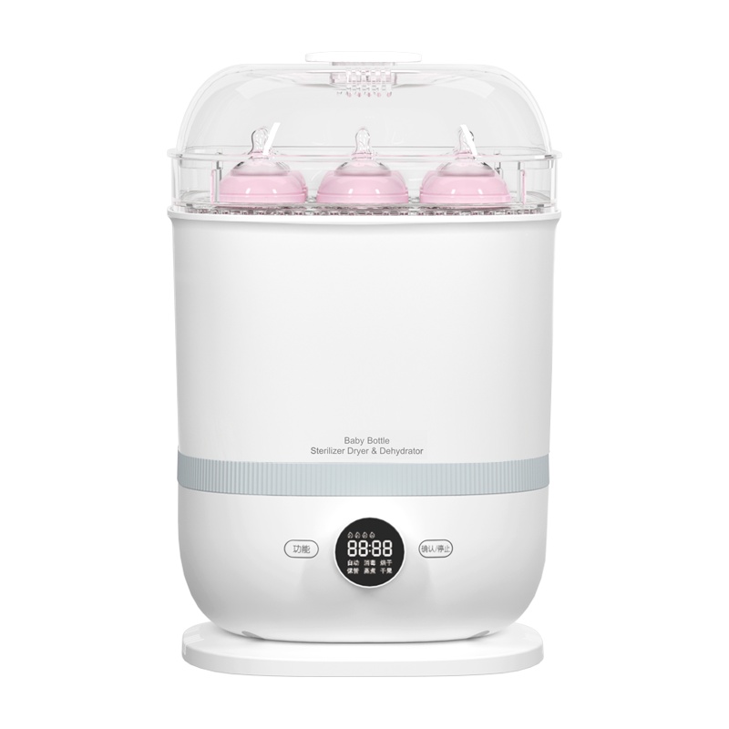 小白熊婴儿奶瓶蒸汽消毒器烘干器干果机小蒸锅水果蔬菜宠物肉类食物烘干HL-0989