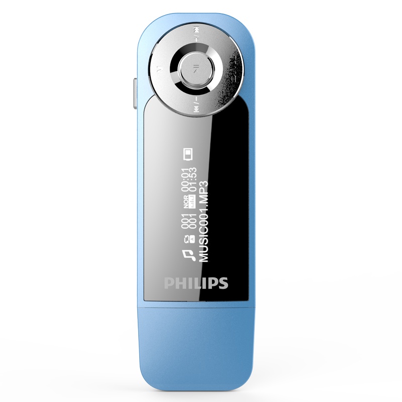 飞利浦(PHILIPS)MP3音乐播放器SA1208小型便携式随声听学生英语听力学习HiFi 蓝色