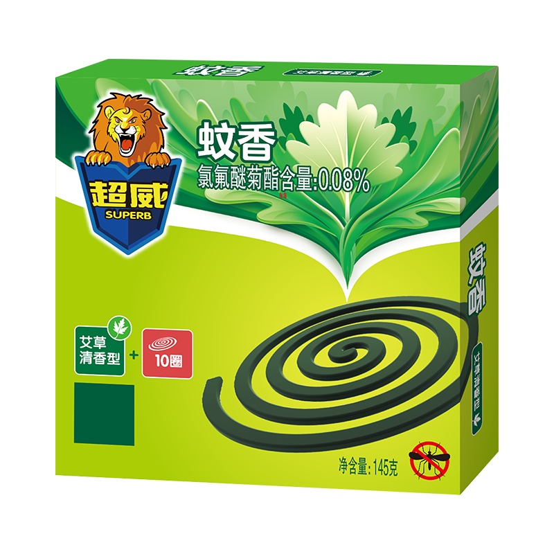 超威黑蚊香清香型 10单盘