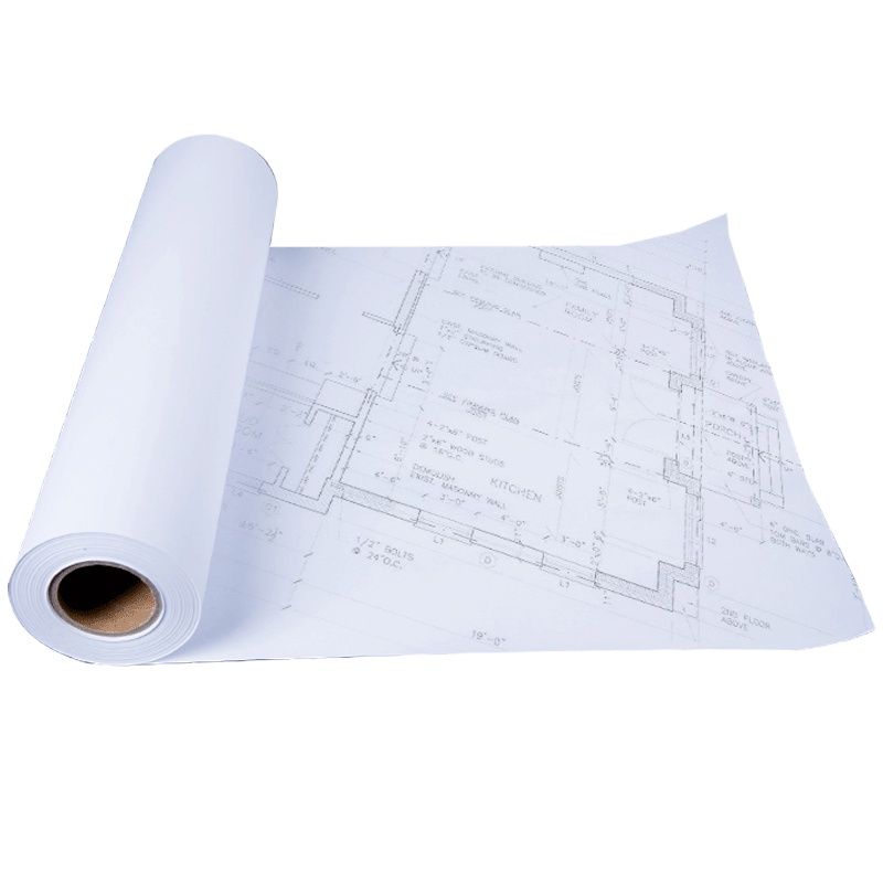 旗舰B0绘图纸1100*50 4卷/箱 一卷装
