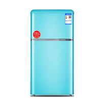 夏新(AMOI) BCD-72F118蒂芙尼蓝 72L 小型双门家用电冰箱宿舍冷冻冷藏复古节能轻音