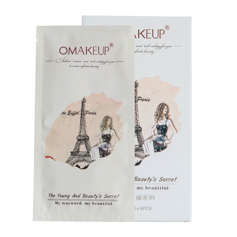 【出口11年】欧妆（OMAKEUP）倾颜焕彩面膜5片装 淡化瑕疵细腻光泽