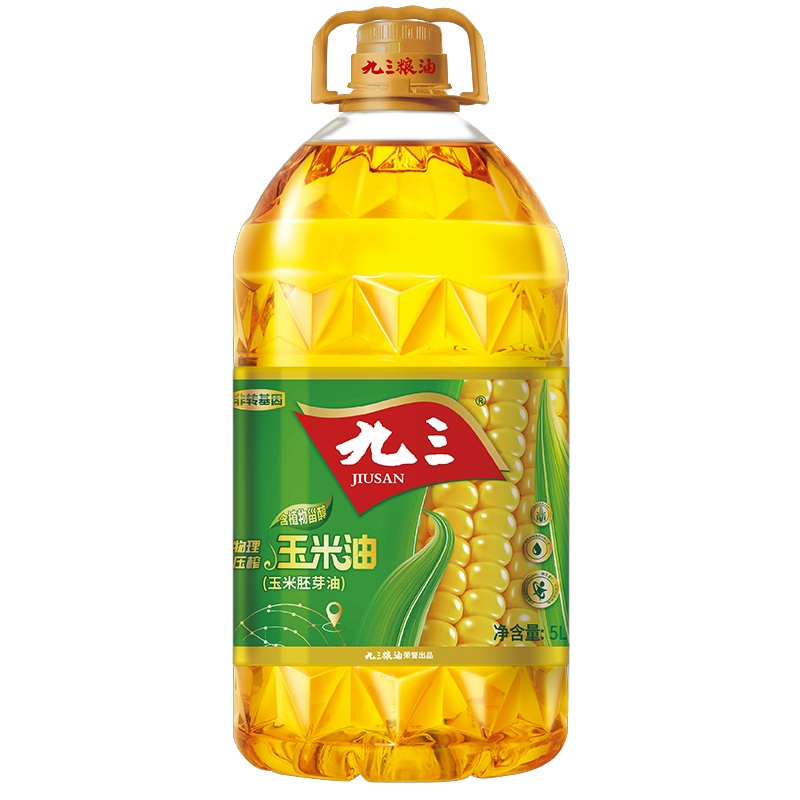 九三 非转基因 食用油 玉米油 5L 烘焙用油