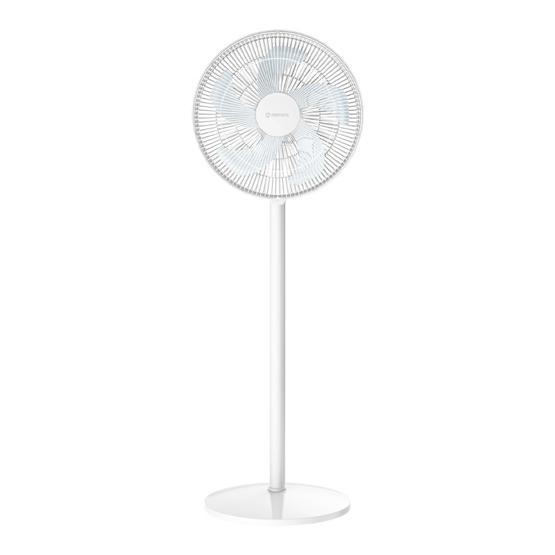 艾美特(Airmate)电风扇 五叶大风量16寸摆头 遥控头部按键操作 预约定时高度可调节落地扇空调伴侣CS40-R34