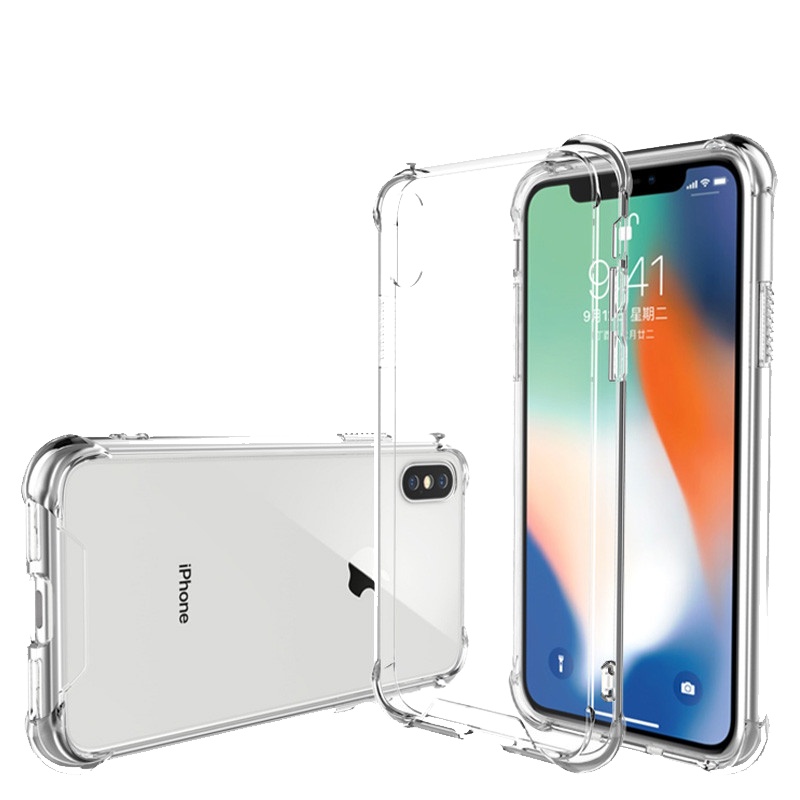 苹果iPhoneX/10手机壳 5.8英寸全包防摔软壳双料抗摔抗黄 德国进口拜耳TPU 高透ESCASE