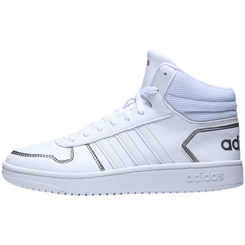 阿迪达斯NEO男鞋板鞋21新款高帮小白鞋篮球场下休闲运动鞋FY8617