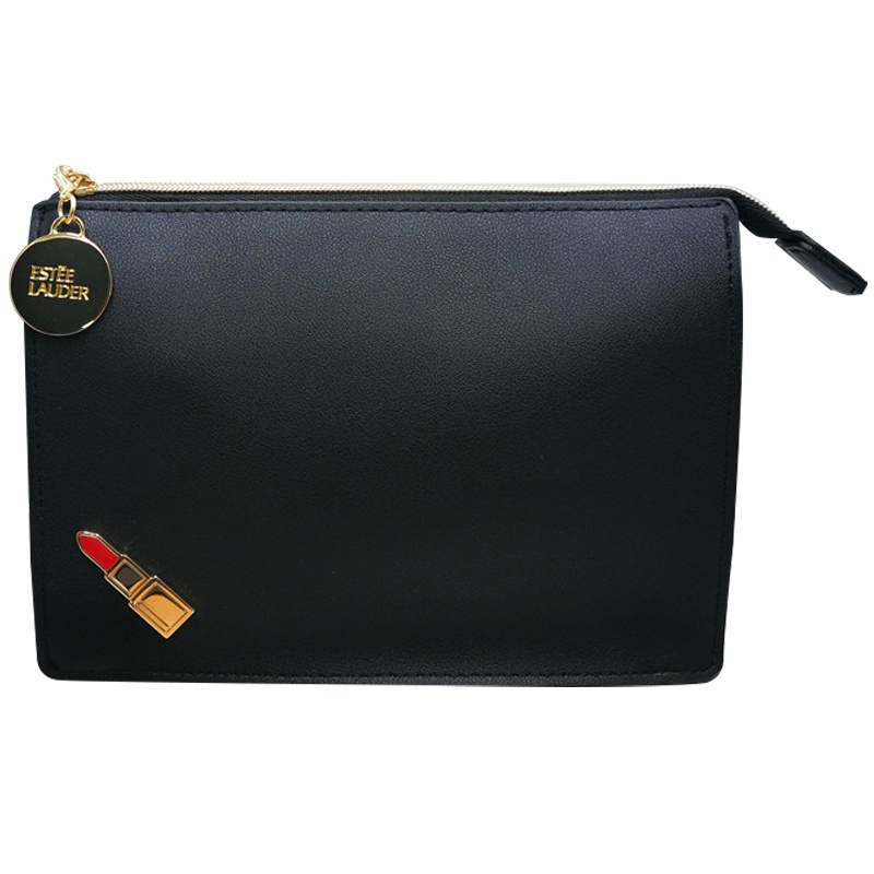 雅诗兰黛2019秋季黑色口红化妆包