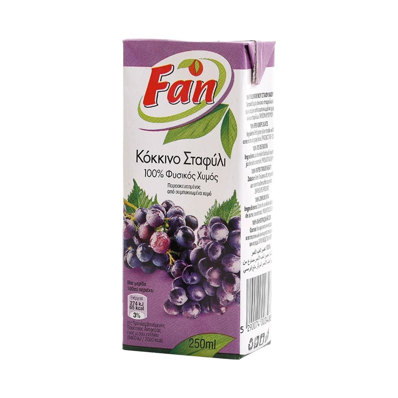 【中粮海外直采】纯果芬葡萄汁250ml（塞浦路斯 进口）