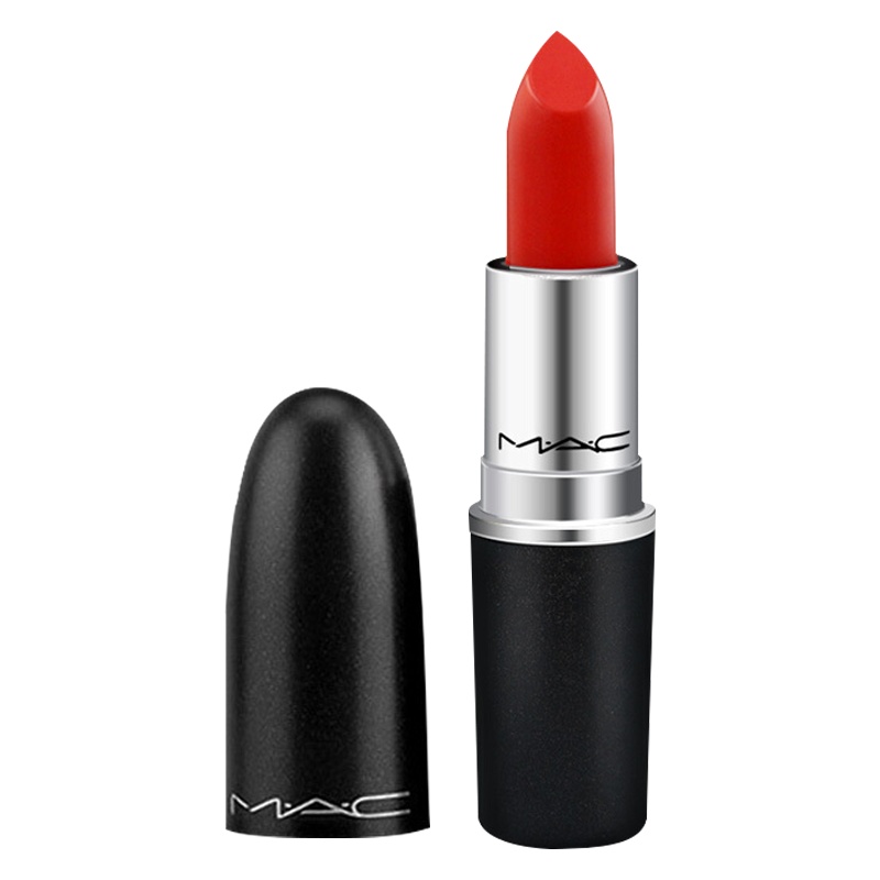 魅可(M.A.C)mac口红唇膏 3g 607#[LADY DANGER 珊瑚红]倾城挚爱口红 唇膏 保湿滋润 哑光