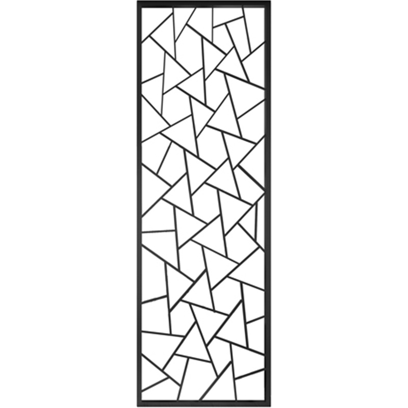 北欧铁艺屏风入户隔断客厅玄关装饰现代工业风轻奢金属简约镂空墙_A款一平方