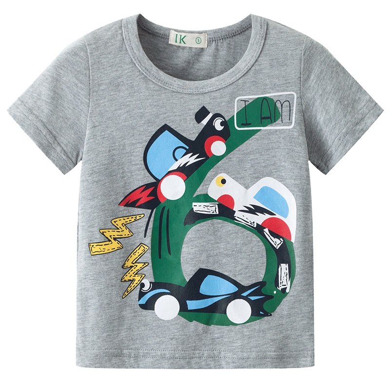 I.K童装中小童卡通数字短T恤 90cm-130cm