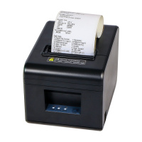 富士通FP-80热敏票据打印机厨房菜单后厨接单收银小票标签条码打印机