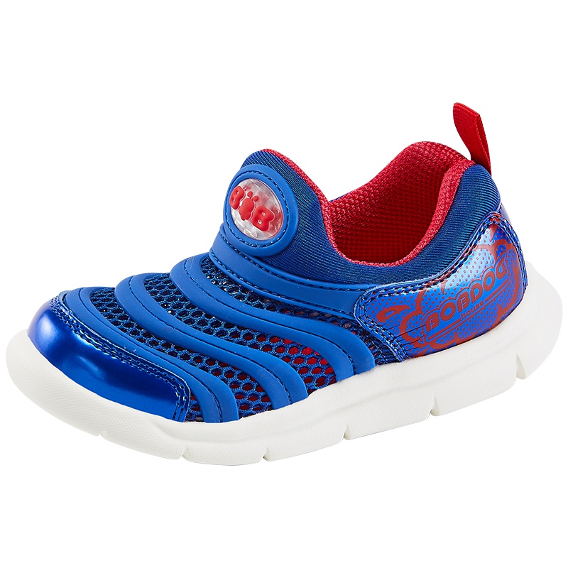 巴布豆家族儿童毛毛虫童鞋2019夏款女童鞋子透气宝宝鞋男童镂空运动鞋M9281