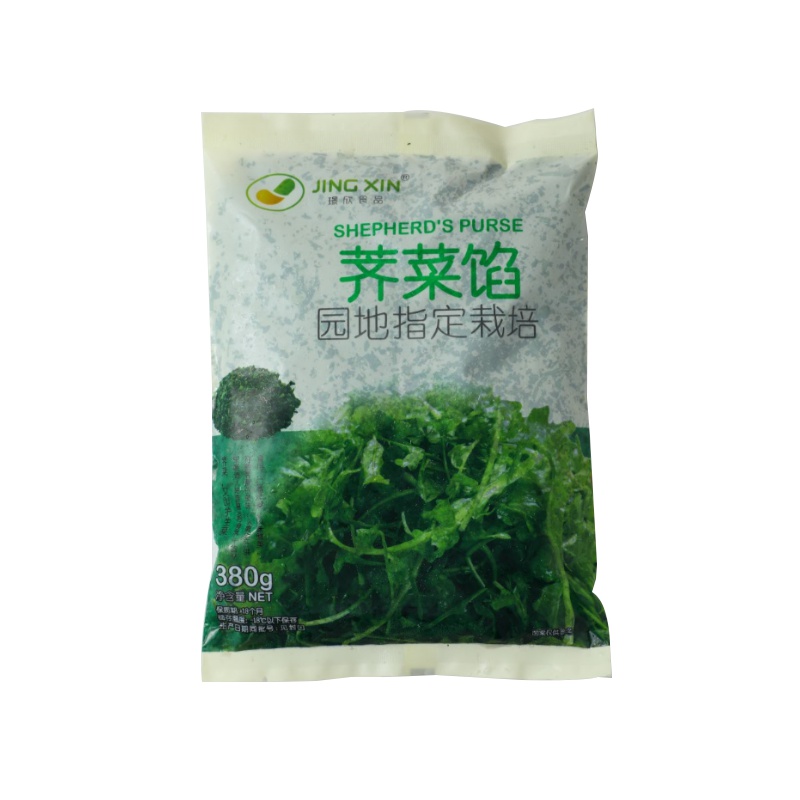 璟欣食品 速冻荠菜馅380g(健康蔬菜 营养方便)