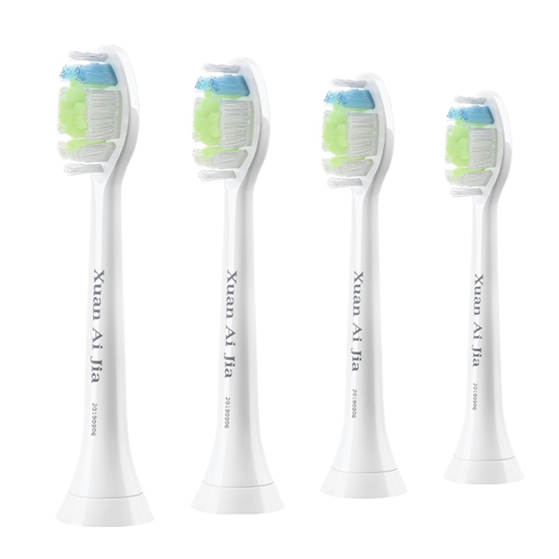 适配飞利浦电动牙白色刷头hx6730/3226/9362/9352/6063/3216/6013菲利普通用替换头钻石刷头