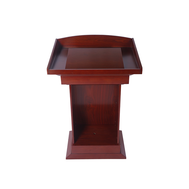 [万保]演讲台 现代中式校园油漆讲台演讲