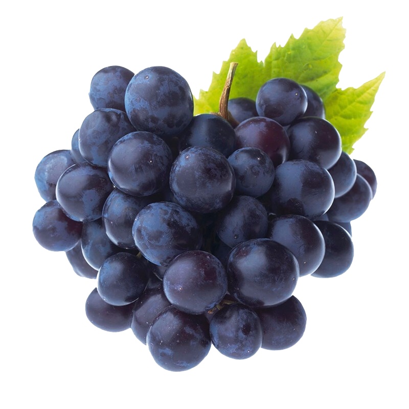 展卉 夏黑无籽葡萄/提子带箱 2.5kg装 整串大果 新鲜水果
