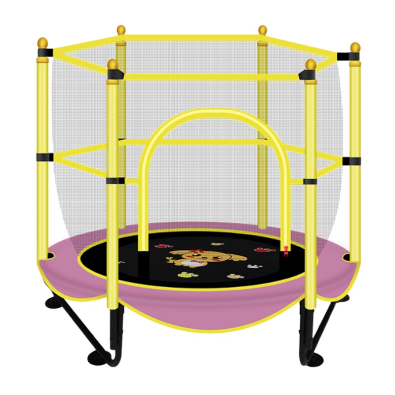 蹦蹦床 YC 家用儿童室内宝宝弹跳床小孩直径1.5米带护栏