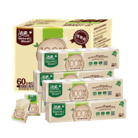 洁柔 手帕纸 自然木系列 四层8片*60包 小包纸巾 面巾纸 餐巾纸 新老包装交替发货