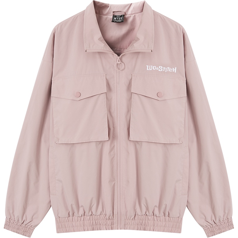 [1件5折价:180]美特斯邦威男MTEE男MTEE史迪仔后背绣花立领茄克