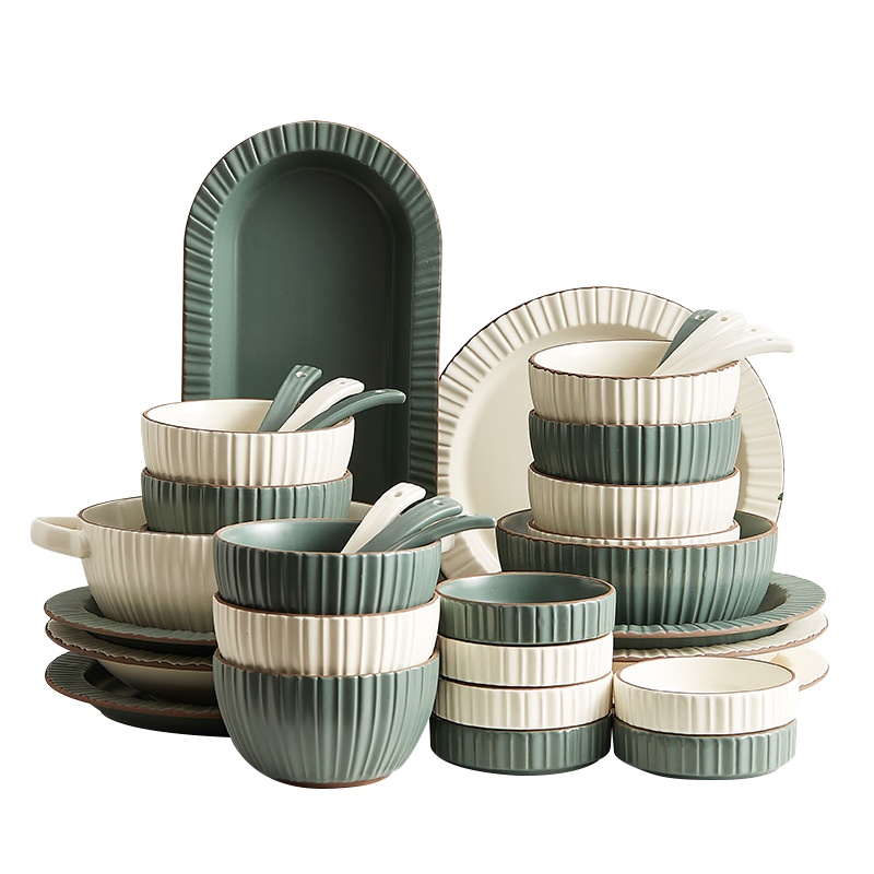 是尚 陶瓷餐具碗碟套装