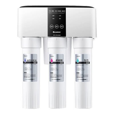 格力净水器 家用直饮机厨房自来水过滤器 智能双出水净水机 WTE-PC8-5052