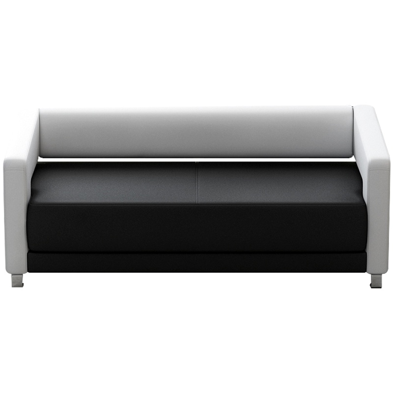 创世人 办公沙发简约现代茶几组合套装休闲会客区商务洽谈接待办公室沙发沙发茶几组合