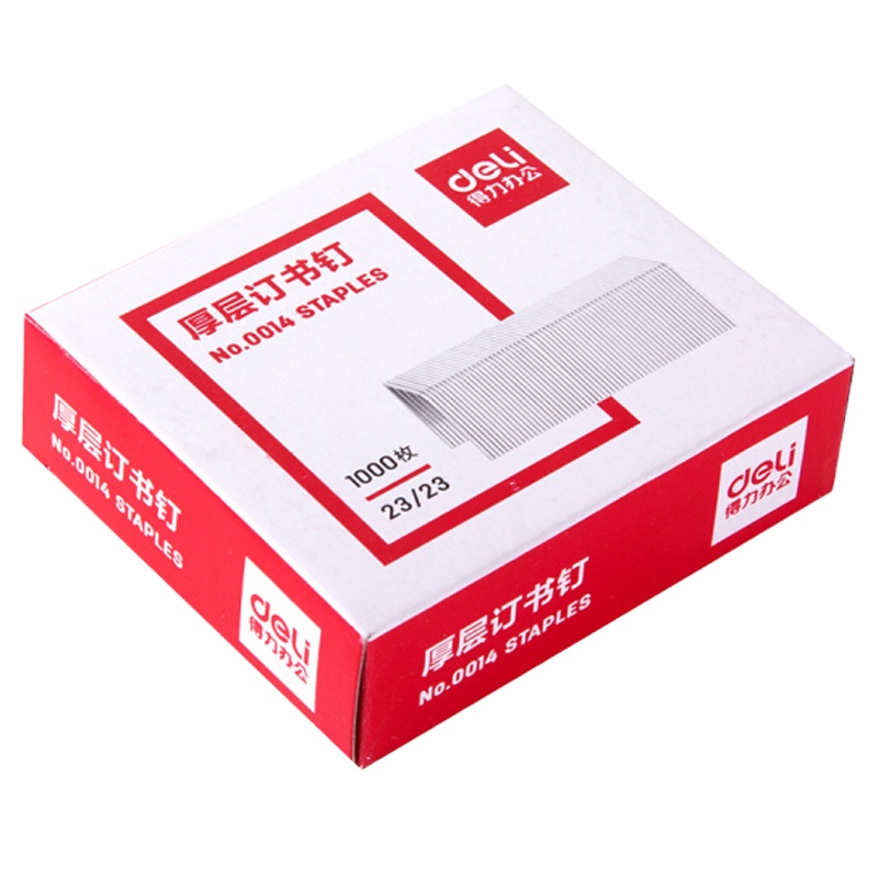 得力(deli) 0014 厚层订书钉订书针 重型订书机用