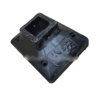 护栏底座 橡胶 内方80*80mm 10个起订