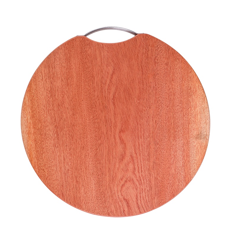 佳驰 实木砧板 加厚整木切菜板 案板 面板 刀板 圆形菜墩(36*36*3cm)JC-2162