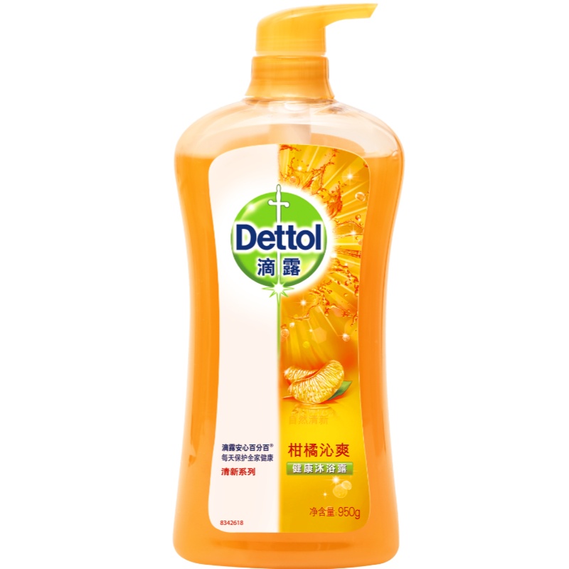 滴露沐浴露自然清新950g