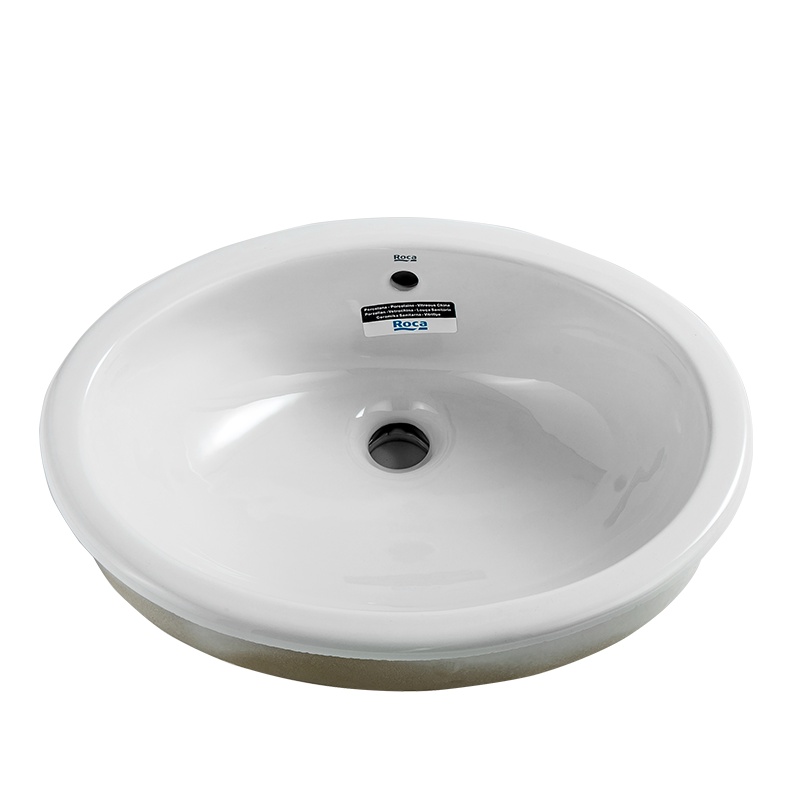 乐家卫浴(Roca)面盆台下盆陶瓷洗手盆卫生间洗脸盆嵌入式台盆