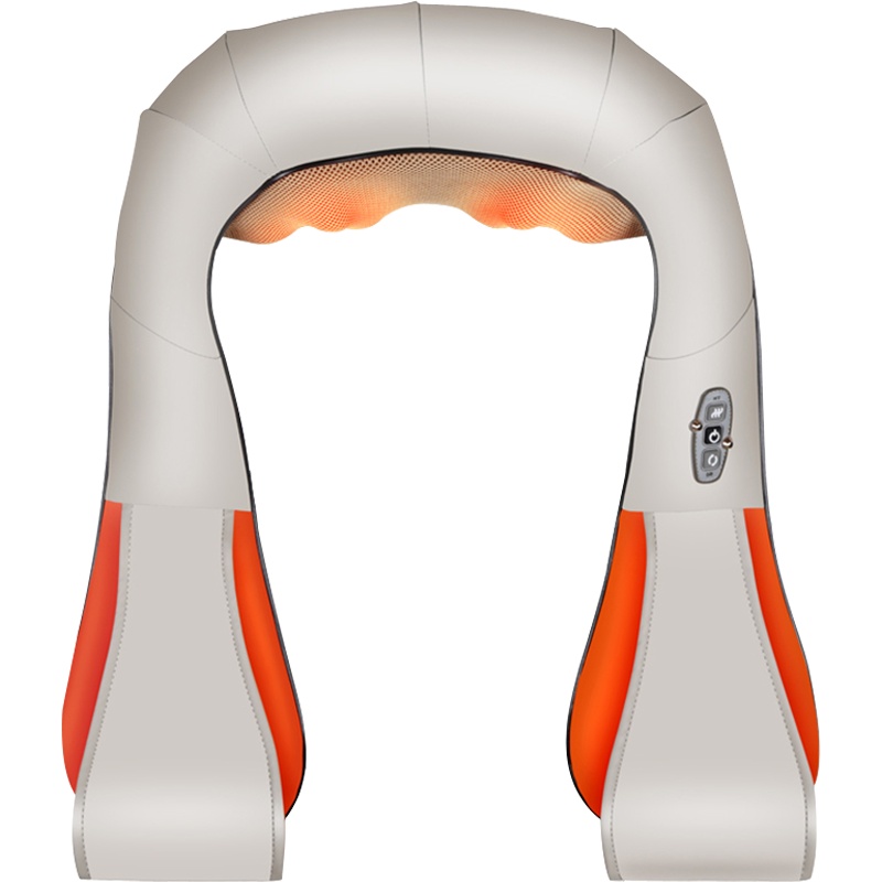 安尚四键揉捏按摩披肩直接插电16头电动推拿立体指压温感热敷按摩器颈椎肩颈腰颈部腰椎全身富贵包全身按摩器多功能按摩仪器