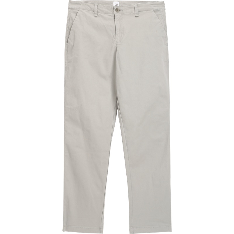 Gap女装直筒纯色休闲九分裤秋冬269754 女士通勤裤子直筒裤女