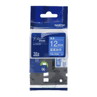 兄弟(brother) TZe-Z535 12mm 蓝底白字 标签打印机色带/碳带
