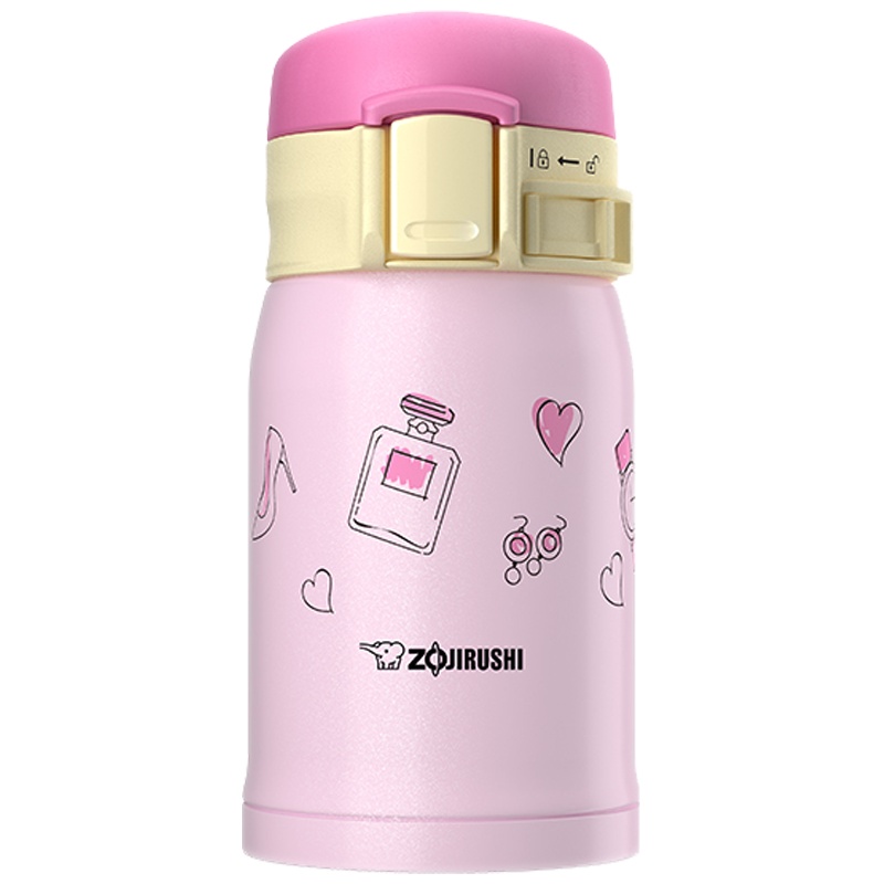象印(ZOJIRUSHI) 保温杯 SM-SP24 马卡龙保温杯真空304不锈钢水杯少女便携儿童迷你进口保温保冷杯