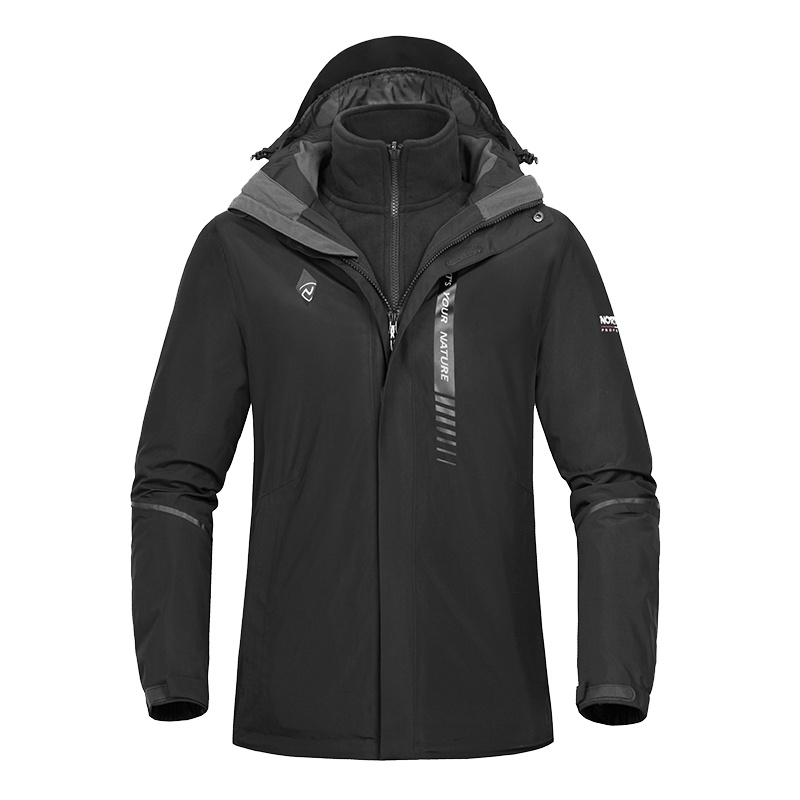 诺诗兰(NORTHLAND)冲锋衣户外秋冬男女式水透湿耐磨保暖套抓绒内胆旅行三穿冲锋衣GS065905/GS065906