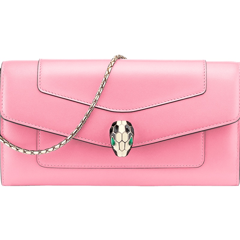 【预定】BVLGARI/宝格丽 SERPENTI FOREVER 长款翻盖链条钱包