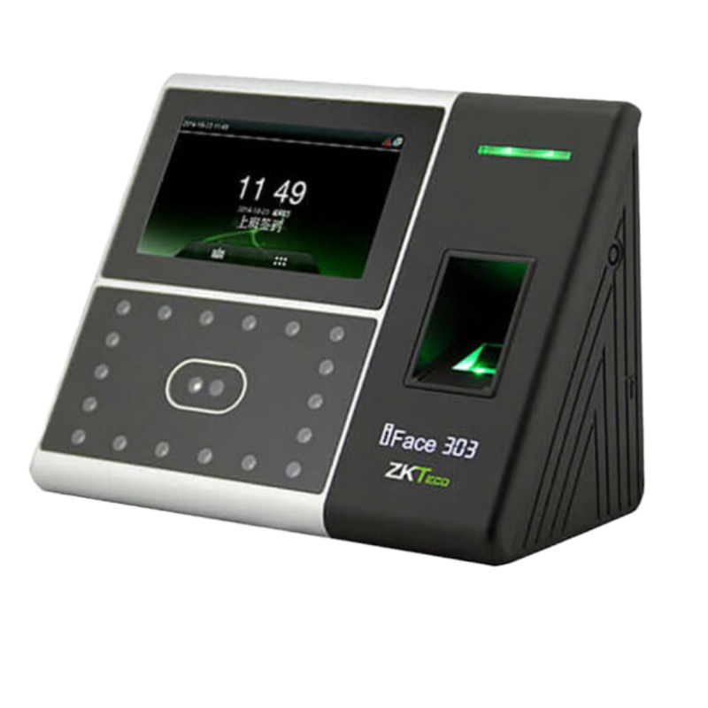 中控 ZKTeco 智慧iface303面部考勤机指纹打卡机人脸识别考勤机科技产品指纹人脸一体机