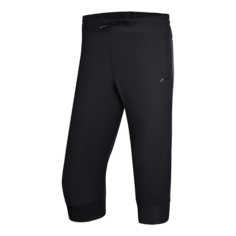 李宁 训练系列 女款运动裤AKQN004速干凉爽七分运动裤