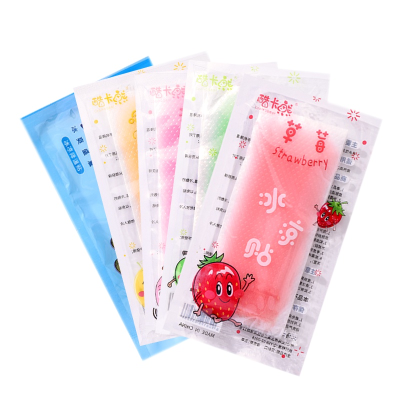 【10片起售】小沄家冰贴冰凉贴降温神器 水果冰贴夏天防暑军训清凉贴手机散热贴