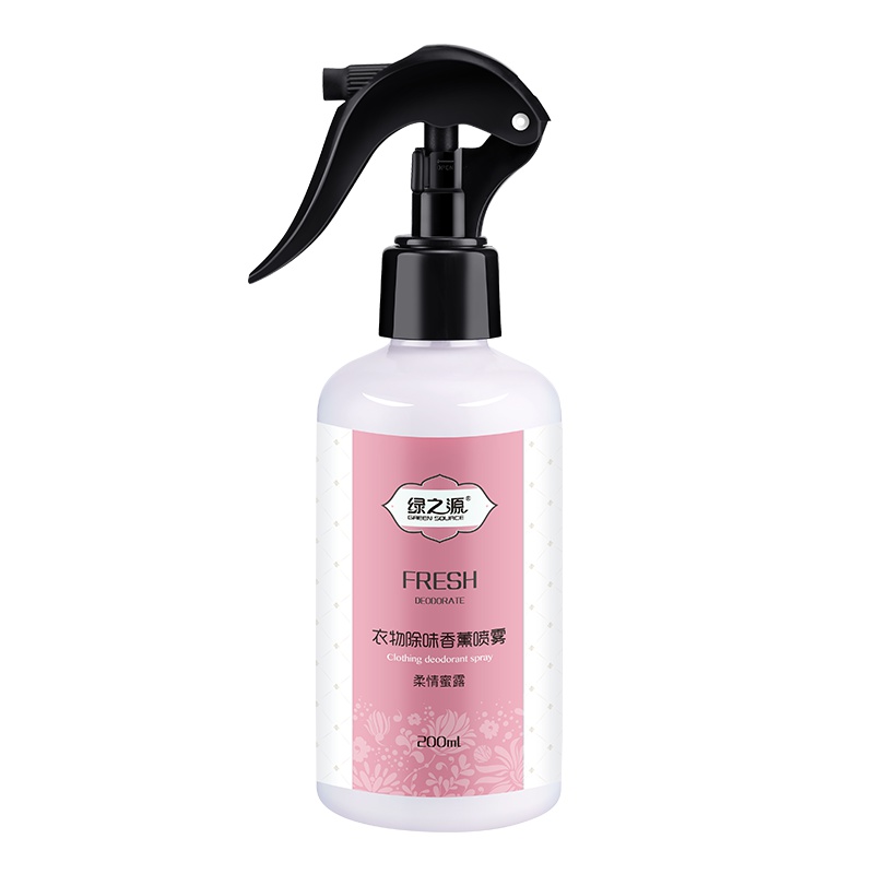 绿之源 衣物除味香氛喷雾柔情蜜露60ml 差旅衣服去除异味汗味烟酒味火锅味喷雾剂空气清新剂芳香剂Z-3561