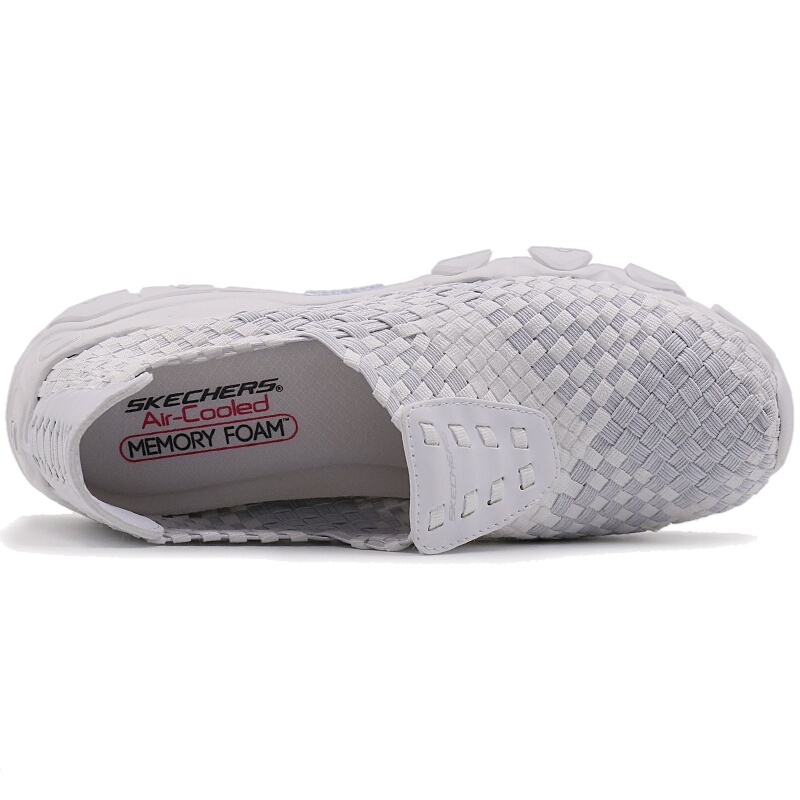 斯凯奇（SKECHERS）女鞋运动鞋编织套脚休闲鞋88888017
