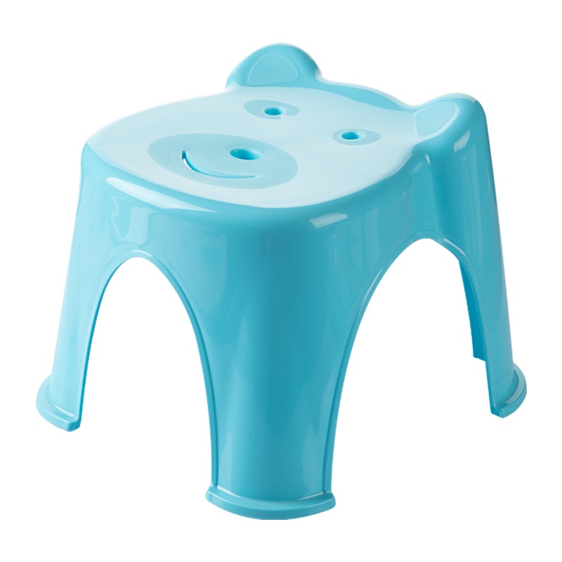 茶花(CHAHUA)卡通童凳塑料换鞋凳子宝宝儿童凳0849易收纳凳小矮凳子颜色随机28.6CM