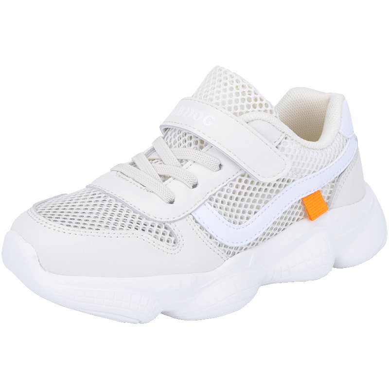 巴布豆童鞋女童男童鞋子2019夏季韩版透气网面儿童运动鞋